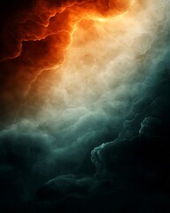 Poster - Elegant marble like surface with intricate swirling veins and dramatic chiaroscuro lighting evoking the contemplative mystical atmosphere of the Old Masters  style  A captivating
