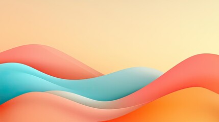 Poster - Scenery abstract background idea. An abstract background showcasing waves of vibrant colors, perfect for design projects.