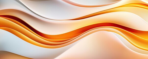 Poster - Scenery abstract background idea. Abstract wavy background with warm colors blending together seamlessly for design.