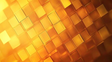 Poster - Gold abstract background concept. A vibrant abstract background featuring golden, textured squares creating a warm atmosphere.