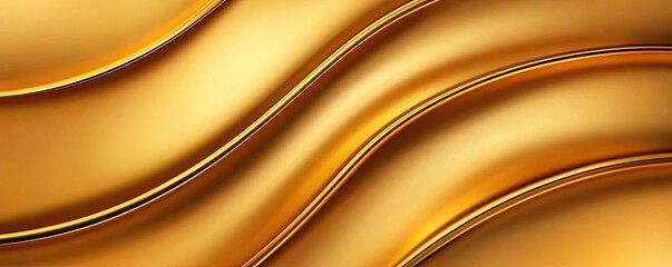 Poster - Gold abstract background concept. Elegant golden abstract background with smooth wave patterns and rich texture.