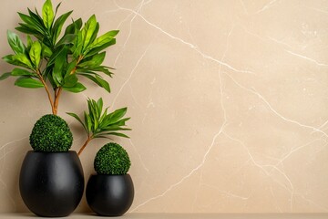Poster - Refined stone texture with dramatic high contrast marble like details and rich color gradients ranging from dark to light