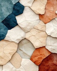 Poster - Captivating stone texture with a striking marble like aesthetic showcasing sharp contrasts prominent veining and a tactile dimensional This cinematic