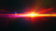© mingnimit - Vibrant prismatic light leaks with rainbow bokeh effect