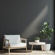 © Sinergi Digital - a white wooden chair and a coffee table