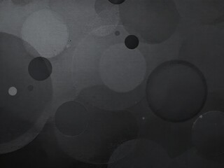 Poster - Abstract dark circular pattern with overlapping shadows and light variations