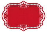 Retro circus festival stage frame background