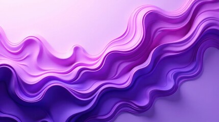 Aufkleber - Abstract Purple and Violet Fluid Wave Pattern Background