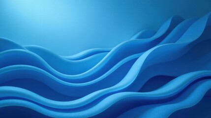 Aufkleber - Abstract Blue Wave Pattern Background for Design Projects