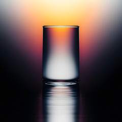 Poster - black transparent gradient