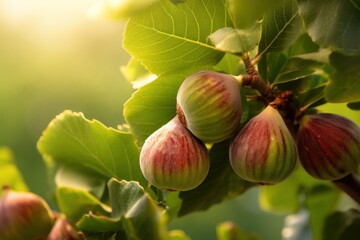 Poster - Figs food plant tree.