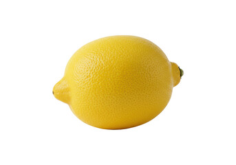 Poster - Fresh lemon isolated on white background, no depth of field, sharp.