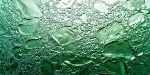 Poster - Green abstract background featuring a decorative glass texture, creating a visually striking surface. This green abstract background enhances any creative project with its unique design.