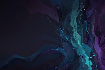 Wall Mural - Blue and purple abstract banner background Generative AI