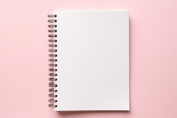 Poster - Notepad  diary page pink.