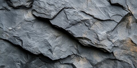 Aufkleber - Detailed texture of gray stone, showcasing its unique surface and intricate texture, perfect for various background applications. The gray stone texture adds depth and character to your design.