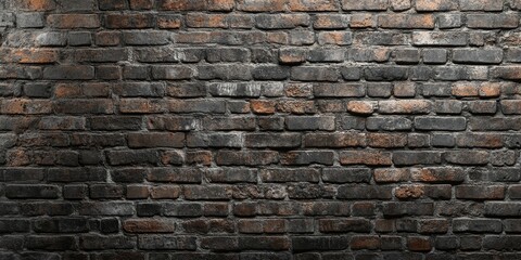 Poster - Textured brick wall background perfect for various design works, ideal for adding depth and character to creative projects and professional design works that require an authentic touch.