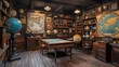 © STwul - Antique Globe Room: A Collector's Haven