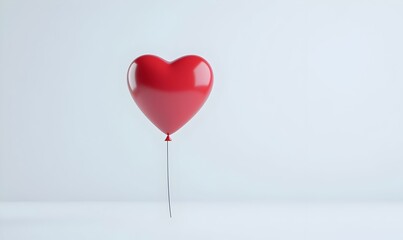 Poster - Minimalist Heart Design, a sleek and modern illustration featuring a heart shape, emphasizing simplicity and elegance in its composition.