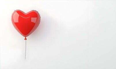 Poster - Heartfelt Minimalism, a sleek heart-shaped design embodying simplicity and elegance, perfect for contemporary art enthusiasts.