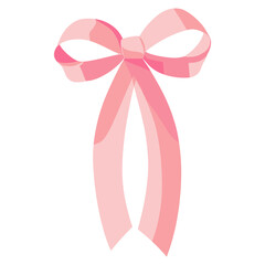 Wall Mural - Pink ribbon illustration vector accessories vector