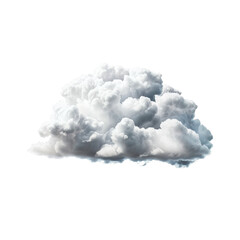 Wall Mural - cloud isolated on white
