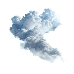 Wall Mural - cloud isolated on white
