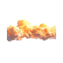 Wall Mural - cloud isolated on white