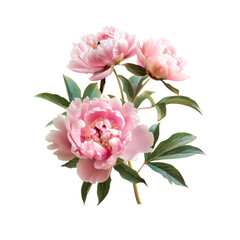 Wall Mural - Peonies isolated