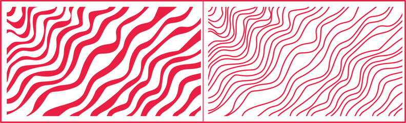 Poster - Abstract transverse lines seamless texture background. Abstract wave lines