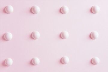 Aufkleber - Minimalist Pastel Pink Polka Dot Pattern - Modern Springtime Design