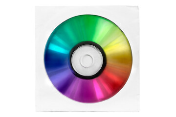 Canvas Print - Compact disc isolated