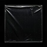 Transparent Square Plastic for Album Cover on Black Background 04