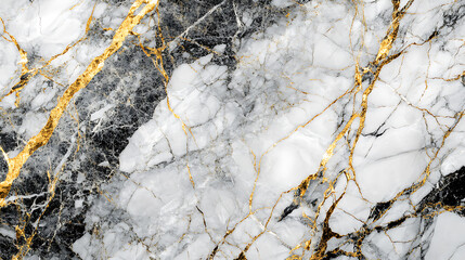 Poster - Luxurious gray gold marble texture, marble ink from exquisite original painting for abstract background, detailed marble slab, white gray granite cerami3d illustration