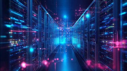 Poster - Quantum computer database concept, cpu processors, ai