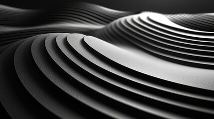 Poster - abstract Illustration. luxurious black line background