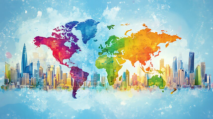 Aufkleber - Sdgs, sustainable development, green technologies, environmental technology concept, sustainable development goals