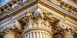 © Jotch - Ornate Victorian-era courthouse column with intricate stone carvings and ornamental details, colonial style building, antique columns