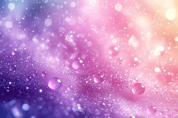 Poster - Beautiful color abstract background of water and oil with neon, purple, and pink circles in macro abstraction