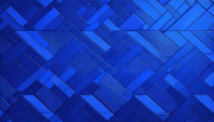 Poster - abstract textured blue oil painting with bold brushstroke pattern for modern design, backgrounds, or creative concepts

