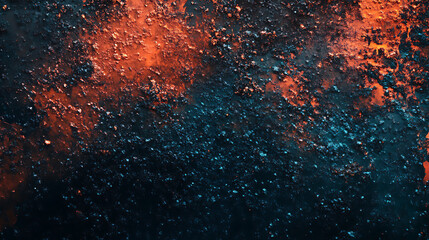 Leinwandbilder - Copper oxide effect texture and background