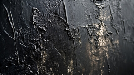 Poster - Textured black board background close up background with