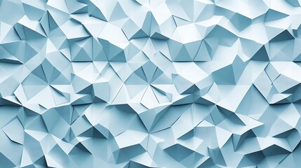 Abstract Blue Triangular Geometric Pattern Background