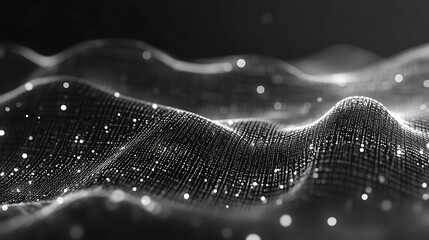 Poster - Bits of data in high speed transfer background