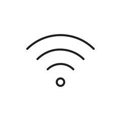 Poster - Signal Icon Flat vector set outline