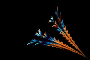 Poster - Computer generated fractal pattern and shape