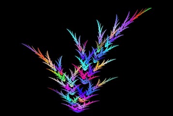 Poster - Computer generated fractal pattern and shape