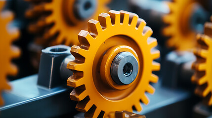 Leinwandbilder - Lean manufacturing concept, the strategic approach to eliminating waste and inefficiency in the production process, optimizing workflow, reducing costs, and increasing product value