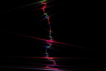 Poster - Computer generated fractal pattern and shape