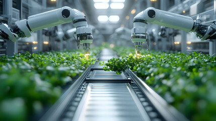 Poster - Robotic Automation Harvesting Plants Factory
